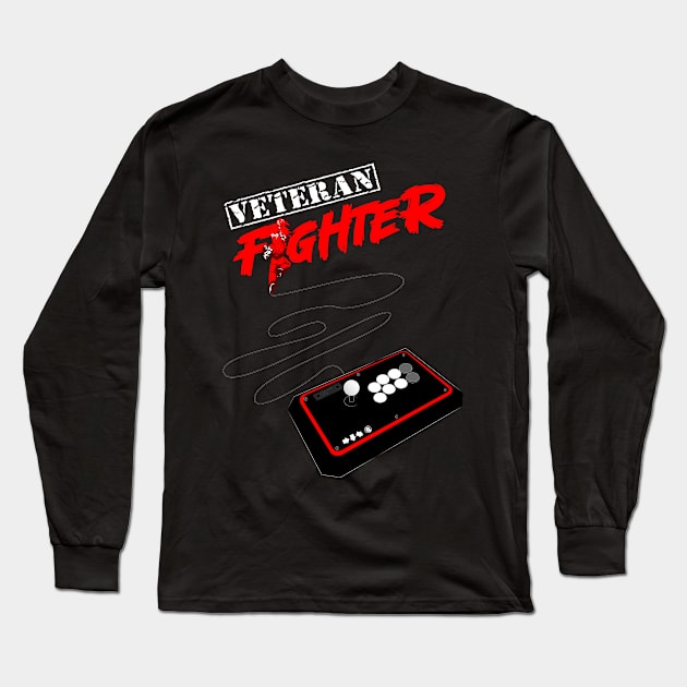 VETERAN FIGHTER Long Sleeve T-Shirt by Muricielaga